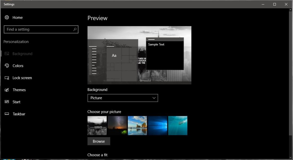 How to enable Dark Theme mode using registry in Win10?