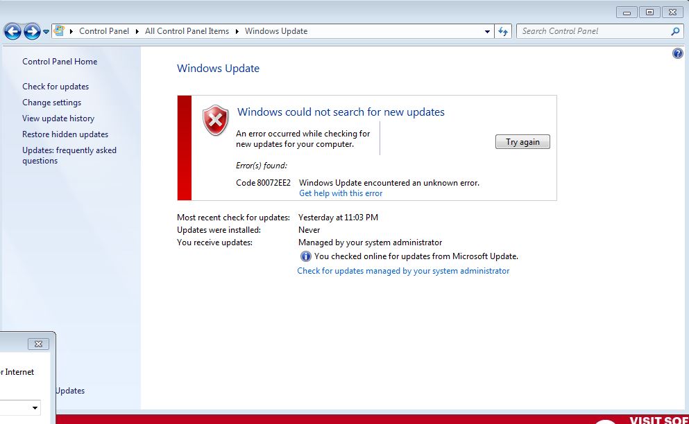 Windows Update 80072EE2 Error-technoresult