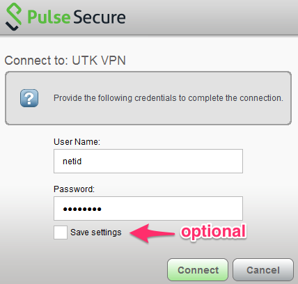 pulse secure-Signin with user name and Password-technoresult