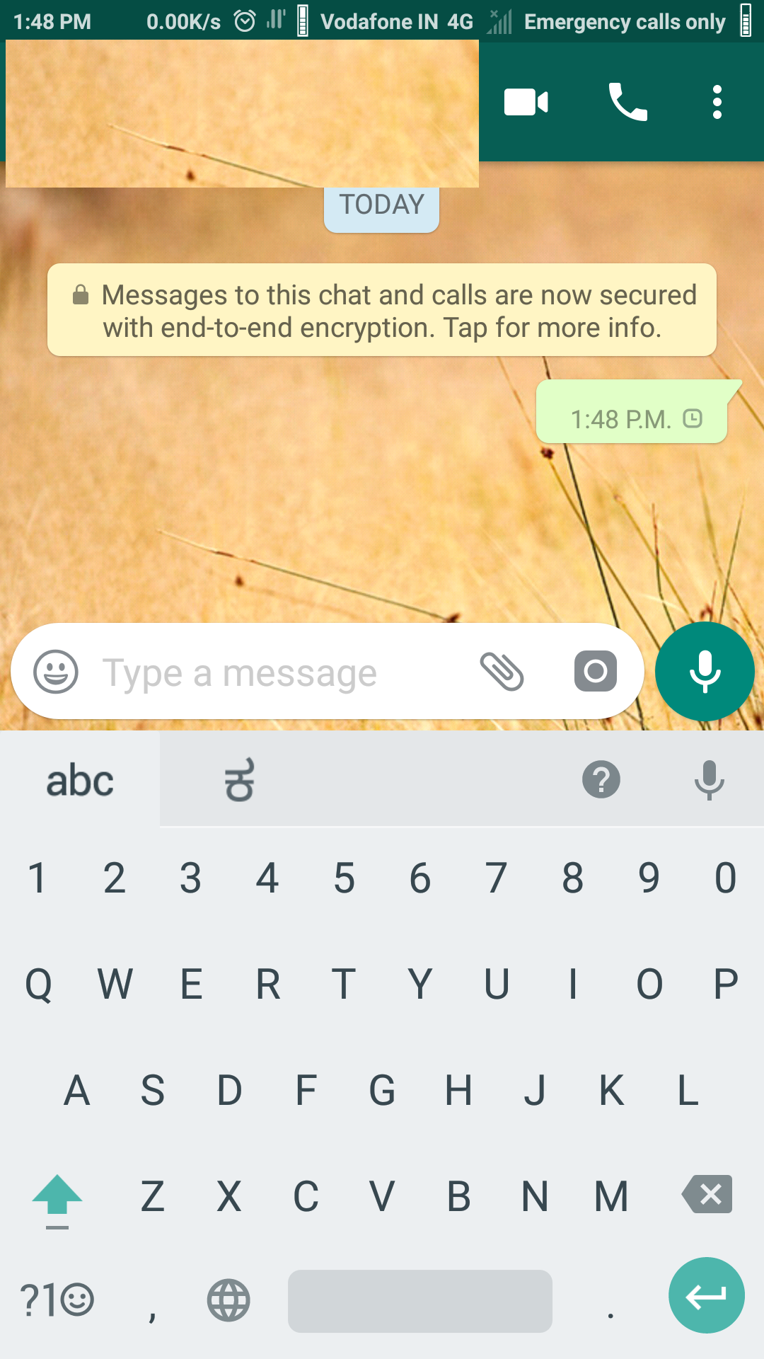 how to send a empty message app download