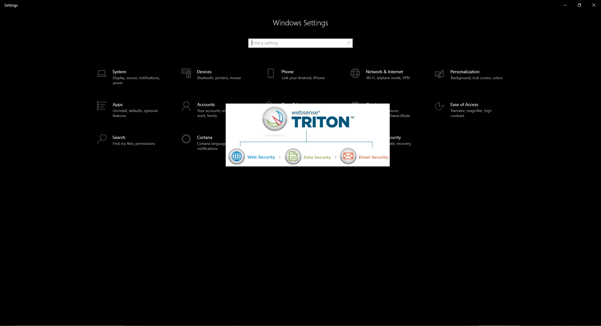 How to check TRITON AP-ENDPOINT Websense Status?