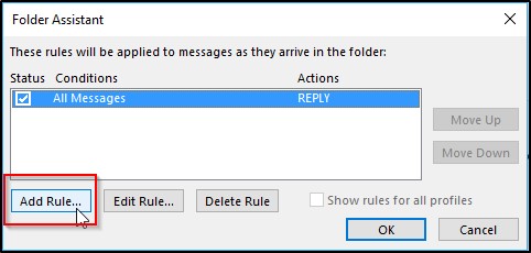 Automatic reply for public folder-technoresult