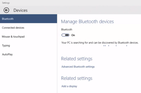 Connect to Bluetooth devices
