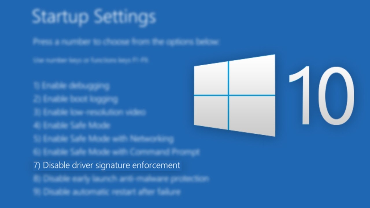 how to disable driver signature enforcement permanently