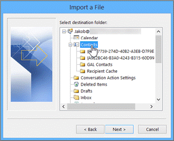 How to Import and export contact in outlook-technoresult