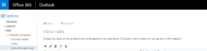 How to create and manage Outlook rules in Office 365? - Technoresult