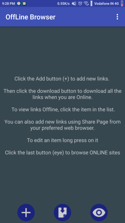 Offline browser main page-Access any Website Without Internet
