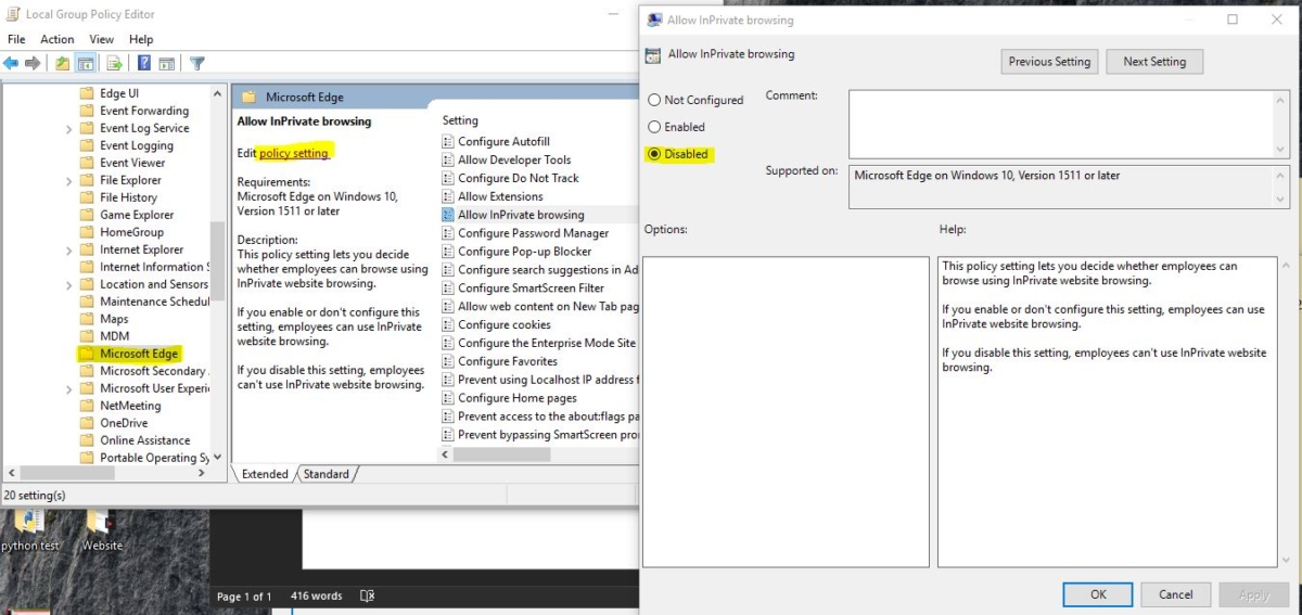 Microsoft Edge Inprivate Enable Extensions For Private Mode Vrogue