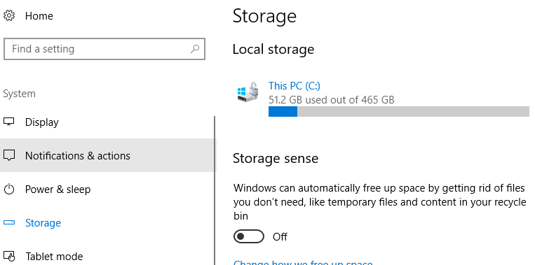 How to do Free Disk Space in Windows 10 Settings App? - Technoresult