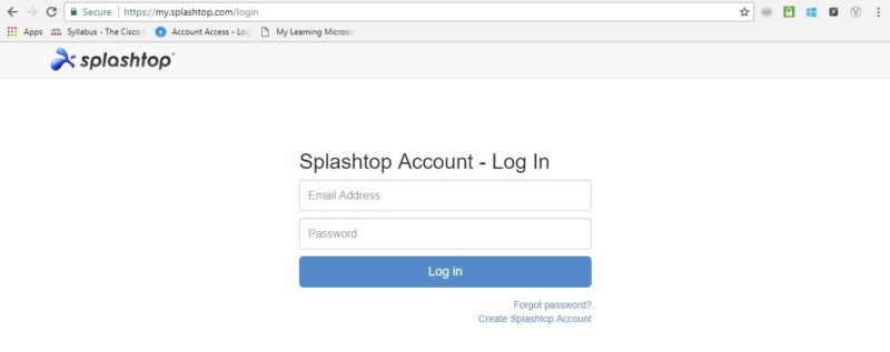 splashtop personal login