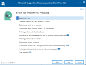 Fix Outlook and Office 365 problems with Microsoft Support and Recovery Assistant-technoresult