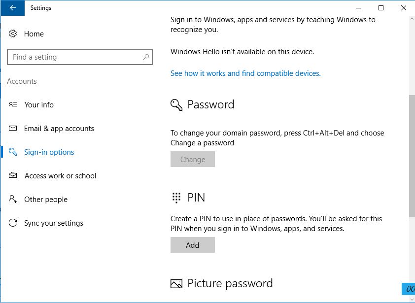 How to Prevent Users to Change Password in Windows 10 ?