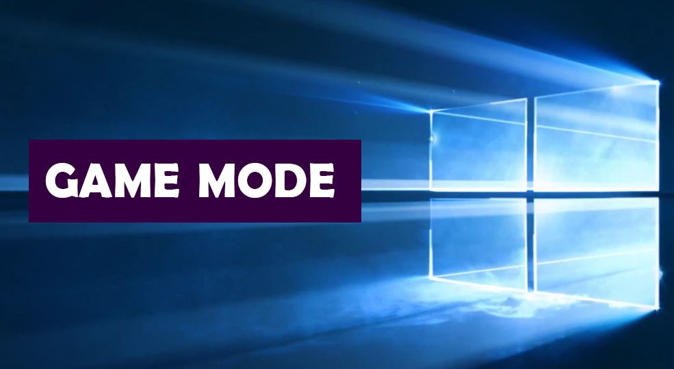 activate game mode windows 10