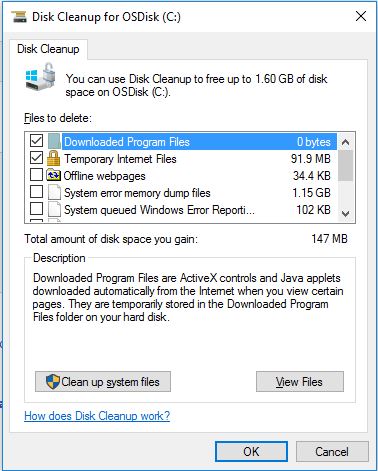 Delete Windows.old Folder using Disk cleanup