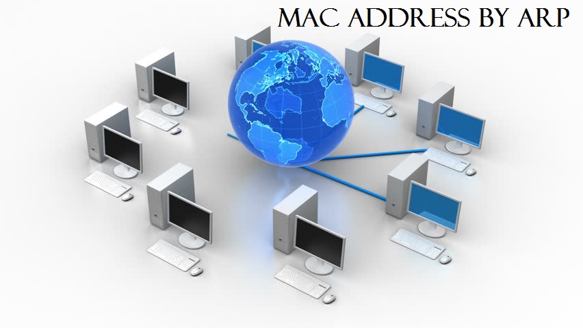 using arp command to find mac address