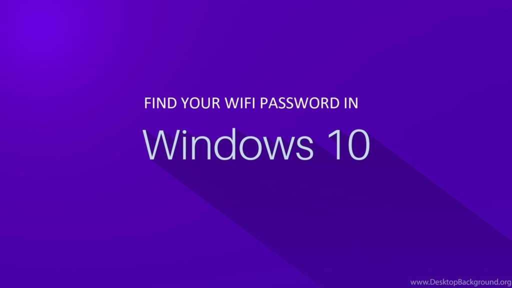 Find your WiFi Password using Command Prompt in Windows 10?
