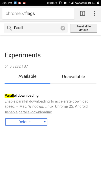 Download Faster In Google Chrome using parallel downloading 