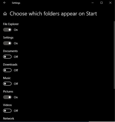 Add “This PC“- enabling the file explorer option to the start menu