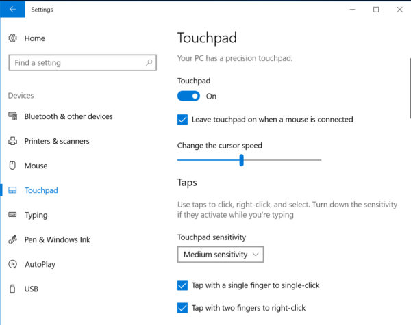 Disable Touchpad-opening touch pad setting.