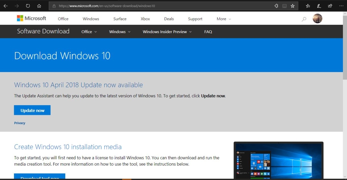 Download Windows 10 ISO without using Media Creation Tool Technoresult