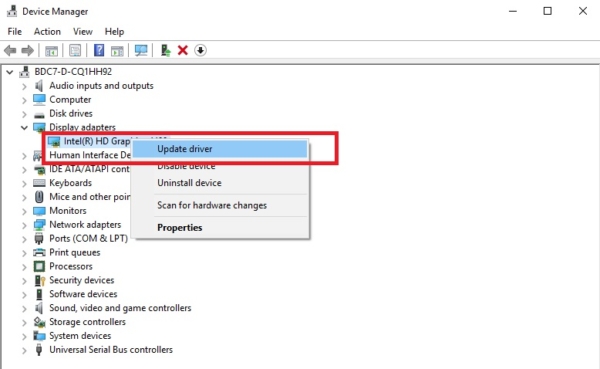 updating the drivers-High CPU and Disk usage