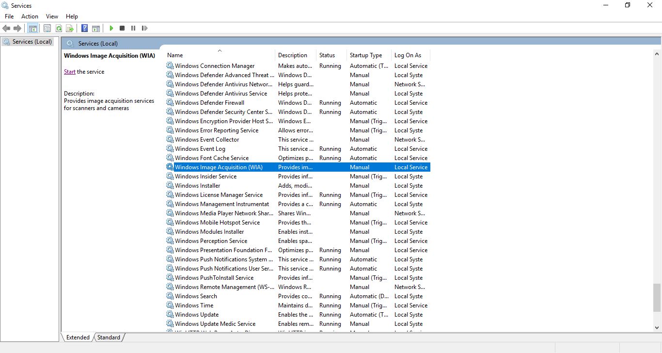 epson scanner wia driver windows 10