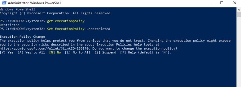 Fix: Execution of Scripts is Disabled on this system - Technoresult