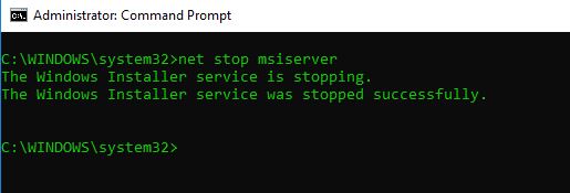 stopping services using command-Start-Stop windows services using CMD