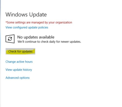 Windows update check for update -msvcp140.dll error