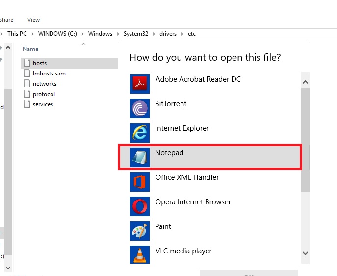 Block any site using Host file? Technoresult