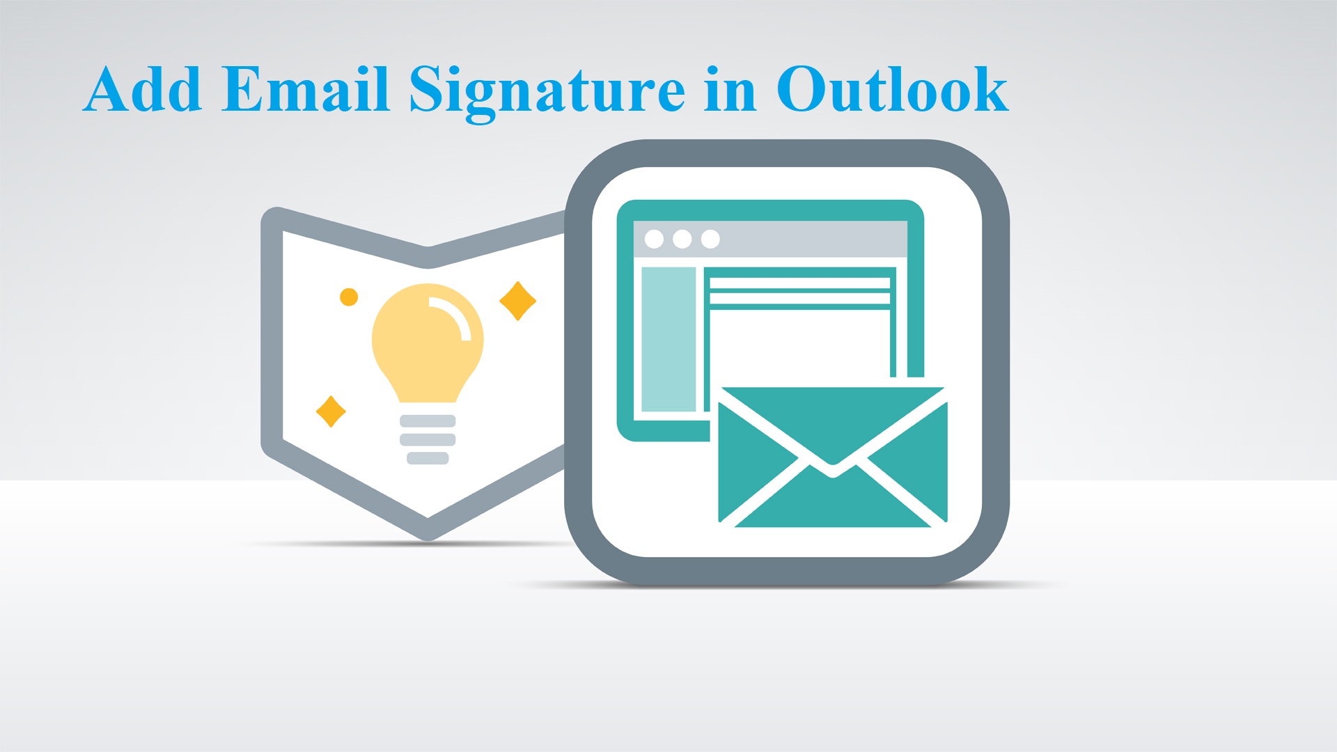 add signature to email on outlook