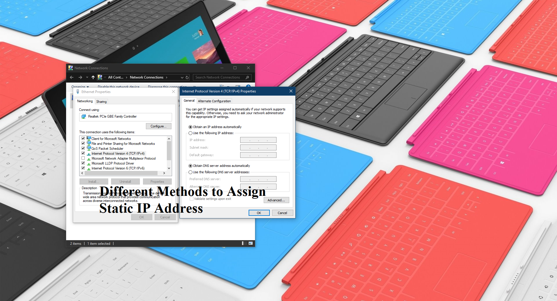 Different Methods to Assign Static IP Address