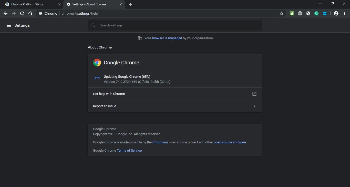 Direct Link for Google Chrome 75 Offline Installer