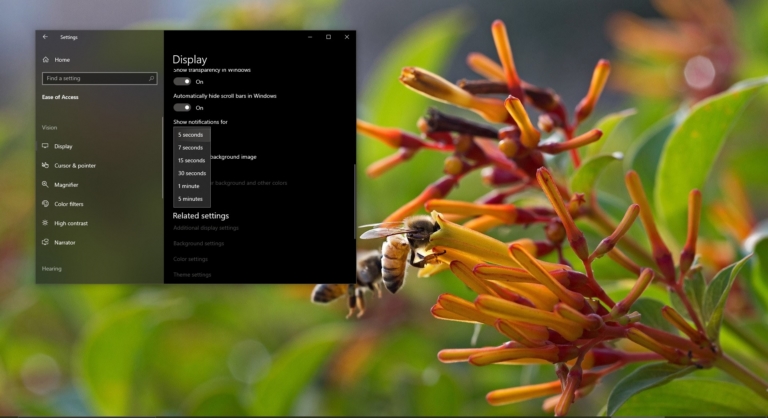 How to Decrease or Increase Windows 10 Notification display Time?