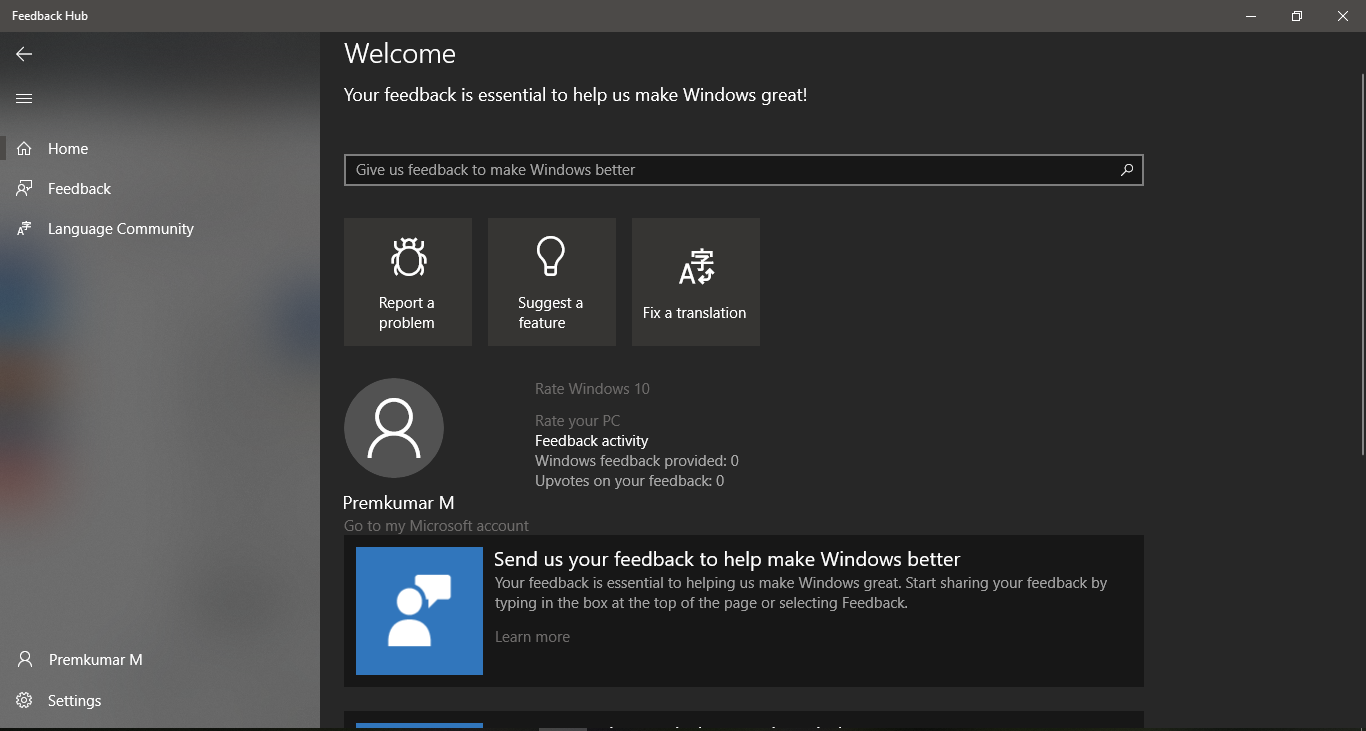 How to Remove Feedback Hub App in Windows 10?