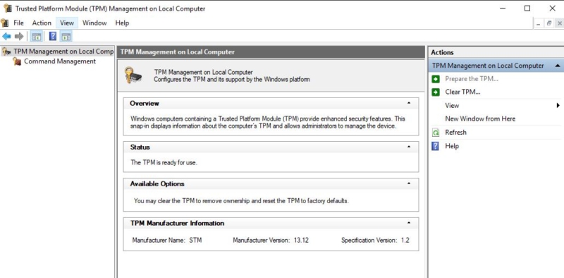 How to Check TPM status in windows 10? - Technoresult