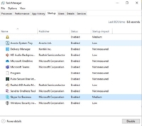 how to disable skype for business from startup windows 7