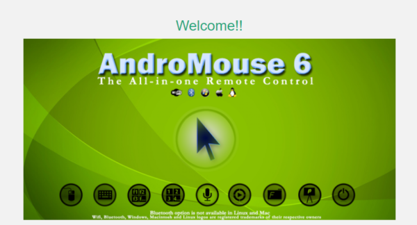 Andro Mouse application