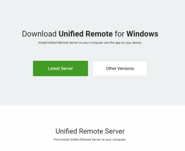 Unified Remote app