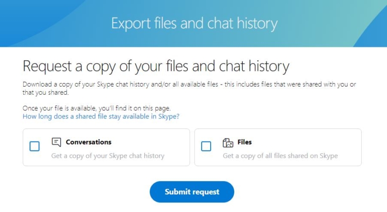 where does skype for business save conversations