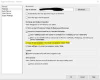 skype for business conversation history not saving