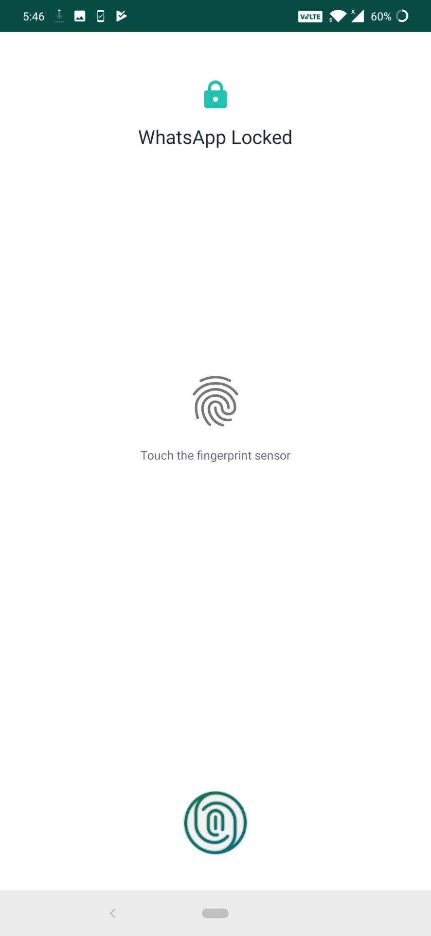 Enable WhatsApp Fingerprint Lock