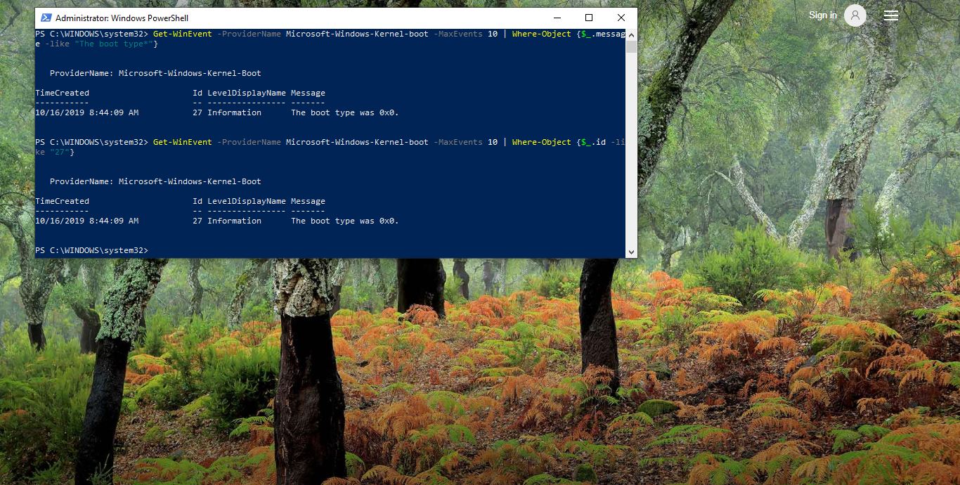 How to Check Windows 10 last boot Time and Status using PowerShell?
