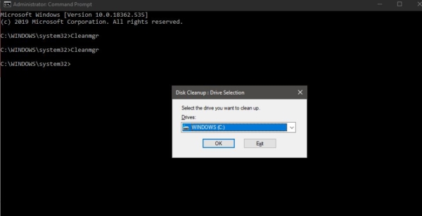 CLean disk to fix Windows Update Error 80072EFE