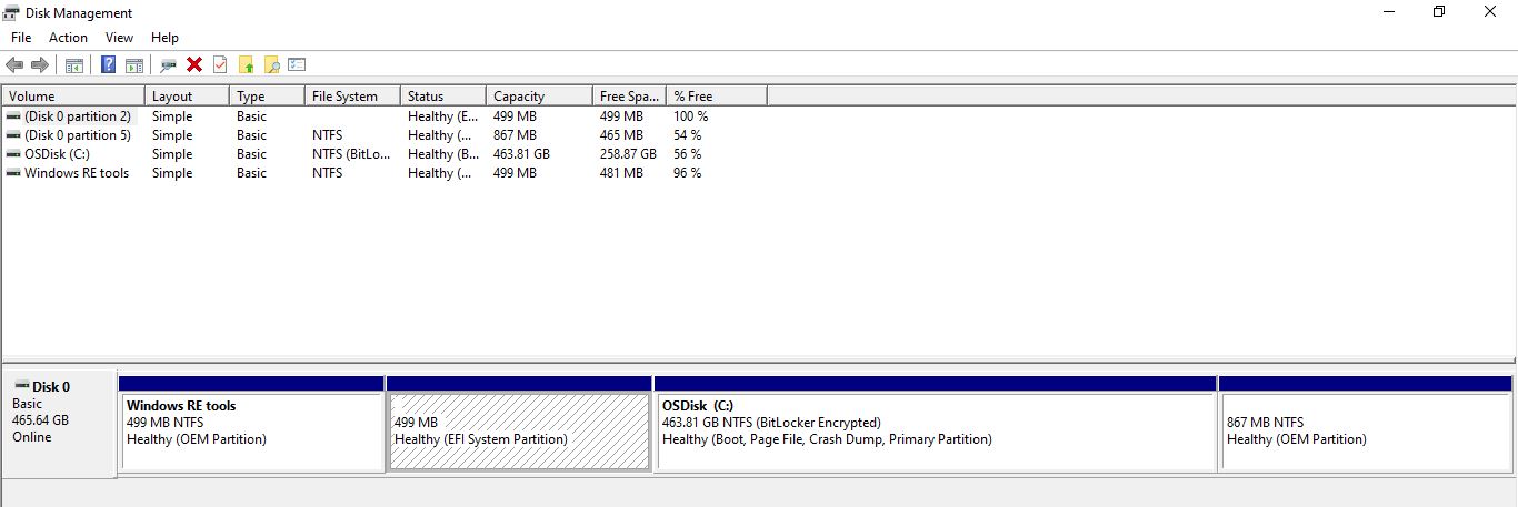 disk management windows 10 command