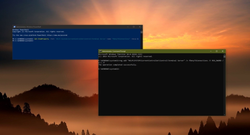 How to Disable Remote Desktop using Command Prompt or PowerShell ...