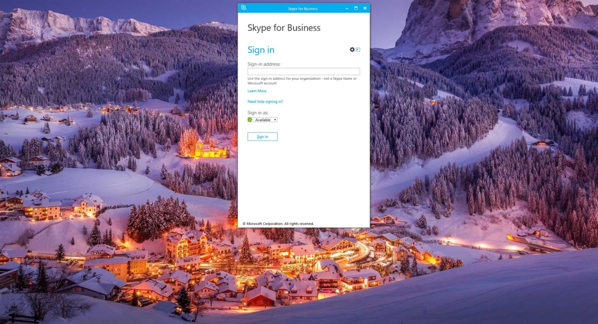 skype for business separate windows