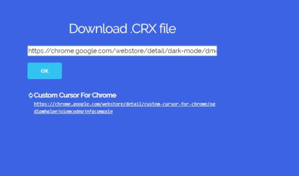 custom chrome crx file hosting howto