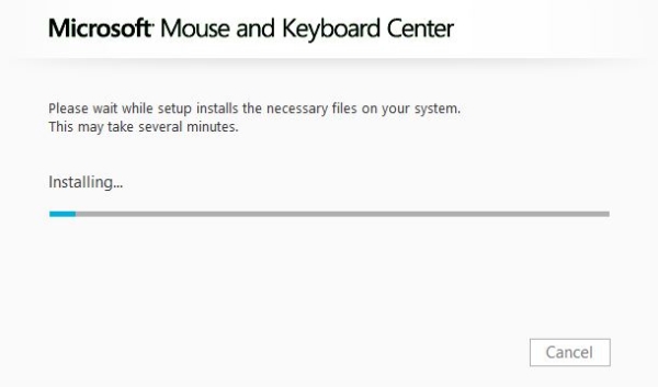 Install Mouse and Keyboard center