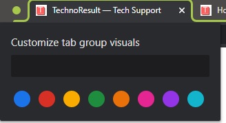 Customize using color code